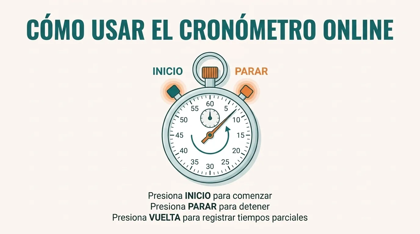 Cómo usar el cronómetro online paso a paso
